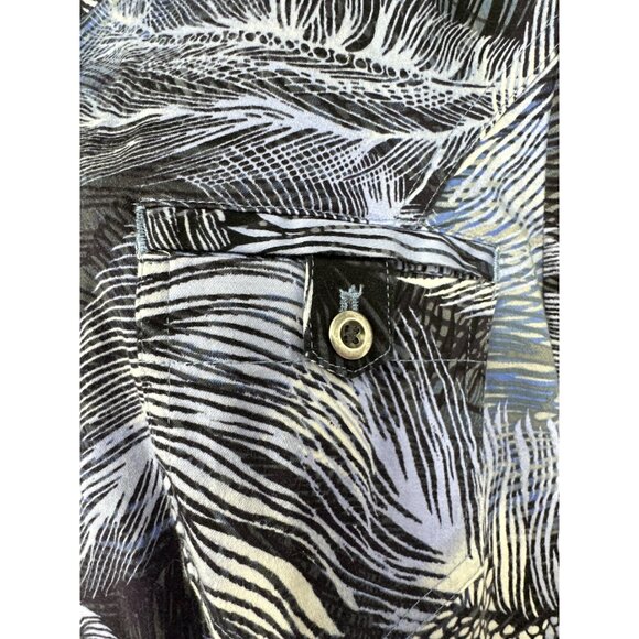 Chico's Long Sleeve Mandarin Collar Button Front Jacket Women's Size 3 US XL - Picture 5 of 11